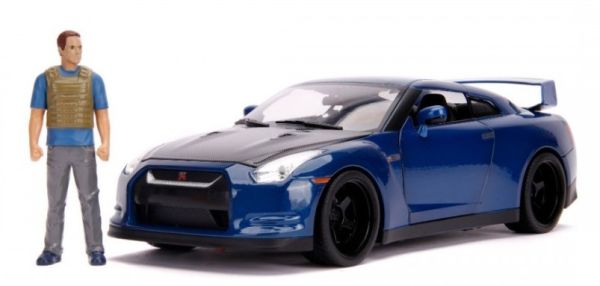 JAD31142 - NISSAN Skyline GT-R R35 FAST AND FURIOUS 7 con figura y luces - 1