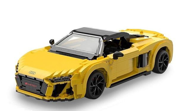 JAM402836 - AUDI R8 Spyder amarillo para construir - 1