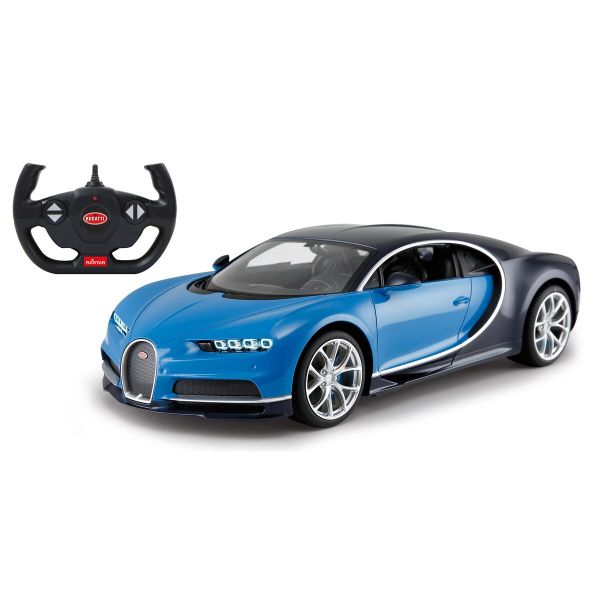 JAM405135 - Coche teledirigido BUGATTI Chiron azul y negro - 1