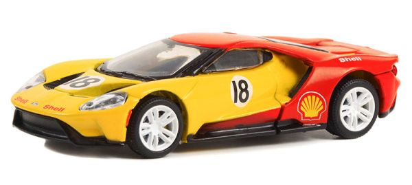 GREEN41125-E - FORD GT 2019 #18 de la serie SHELL OIL Special Edition bajo blíster - 1