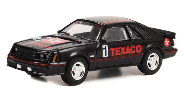 GREEN41150-C - FORD mustang GT 1982 TEXACO de la serie RUNNING ON EMPTY en blister - 1