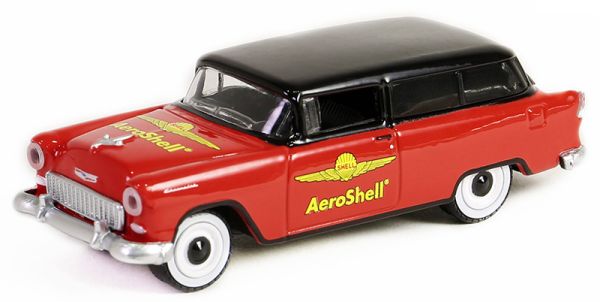 GREEN41155-B - CHEVROLET Sedan Delivery 1955 de la serie SHELL en blister - 1