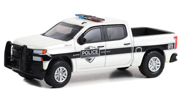 GREEN43020-F - CHEVROLET Silverado SSV 2022 General Motors Fleet Police de la serie HOT PURSUIT en blister - 1