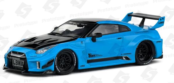 SOL4311209 - NISSAN GTR35 LBWK Silhouette 2019 azul miami - 1