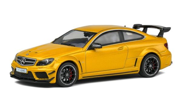 SOL4311601 - MERCEDES C63 AMG negro amarillo serie 2012 - 1