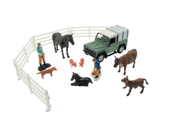 BRI43385 - LAND ROVER Caja veterinaria con animales - 1