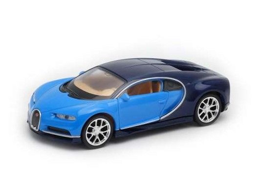 WEL43738B - BUGATTI Chiron de 2017 azul y negro - 1