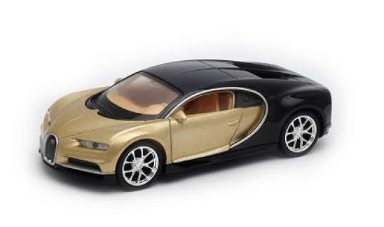 WEL43738GD - BUGATTI Chiron de 2017 dorado y negro - 1