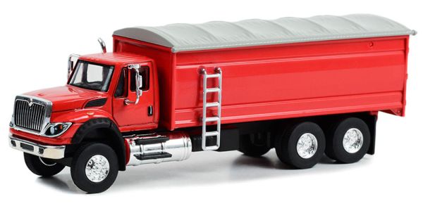 GREEN45180-C - INTERNATIONAL Workstar 6x4 red carrier 2022 de la serie S.D. TRUCKS en blíster - 1