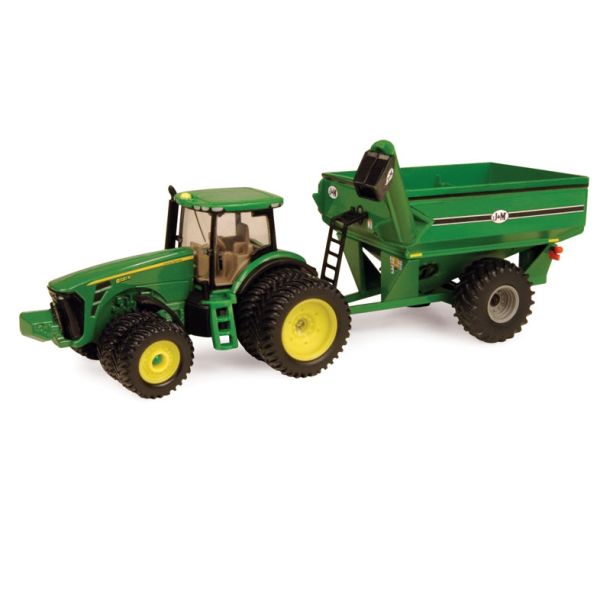 ERT45236 - JOHN DEERE 8320R ruedas dobles con remolque para grano - 1