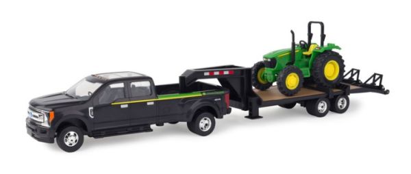 ERT46630CM - FORD F350 con bandeja de cuello de cisne y JOHN DEERE 5075E - 1