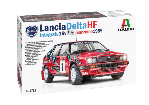 ITA4712 - Montaje y pintura de la maqueta - LANCIA Delta HF Integrale Sanremo 1989 - 1