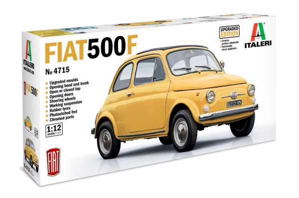 ITA4715 - FIAT 500 F edición mejorada para montar y pintar - 1