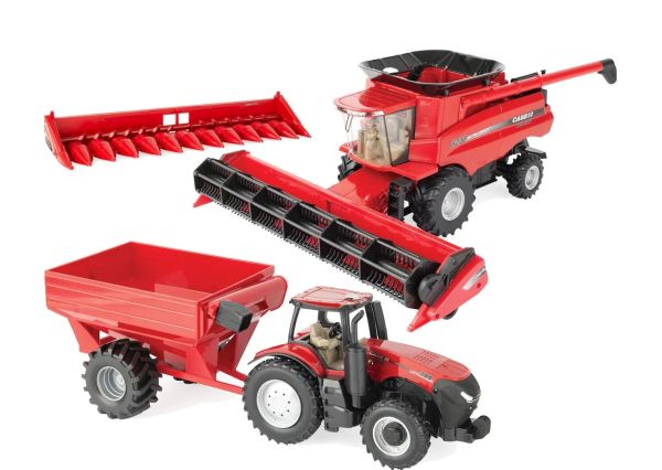 ERT47357 - Cosechadora CASE IH AFS 8230 con tractor y remolque Magnum 380 - 1