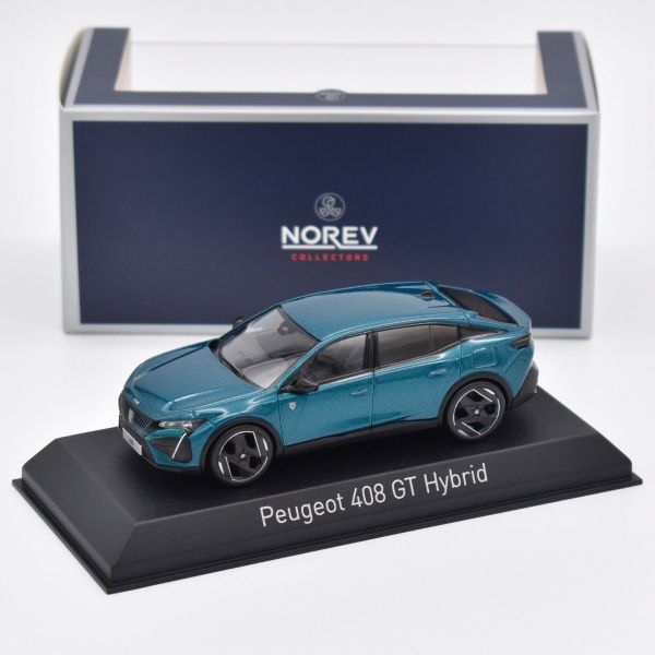 NOREV474810 - PEUGEOT 408 GT Hybrid 2023 Azul Obsession - 1