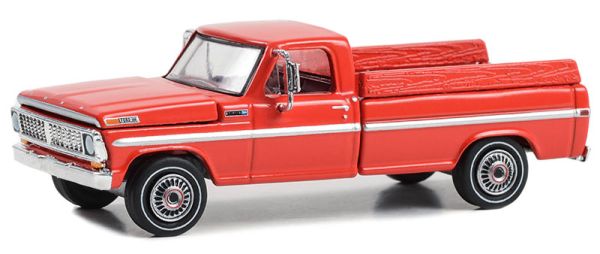 GREEN48080-B - FORD F-100 1970 rojo de la serie DOWN ON THE FARM en blister - 1