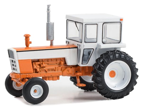 GREEN48080-C - Tractor naranja y blanco con cabina 1973 de la serie DOWN ON THE FARM en blister - 1