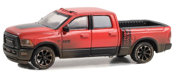 GREEN48080-E - DODGE Ram 2500 Power wagon 2017 rojo de la serie DOWN ON THE FARM en blister - 1