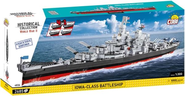 COB4836 - Acorazado IOWA-CLASS BATTLESHIP Edición exclusiva – 2685 piezas - 1