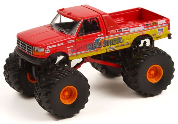 GREEN49100-F - FORD F-250 1993 KRIMSON KRUSHER II de la serie KING OF CRUNCH bajo blister - 1