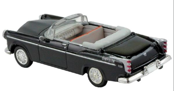 NEW48013K - CHRYSLER C-300 1955 descapotable negro - 1