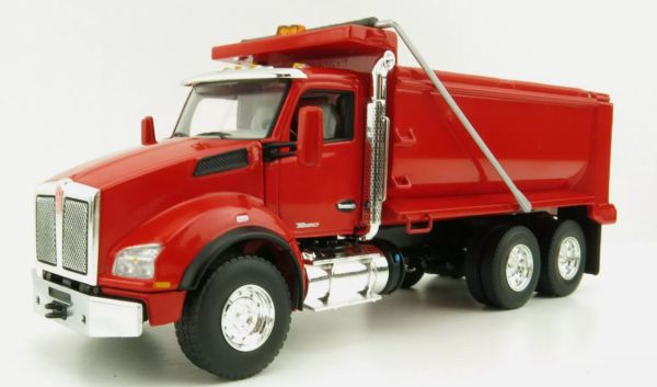 FIGE50-3469 - KENWORTH T880 6x4 Volquete rojo - 1