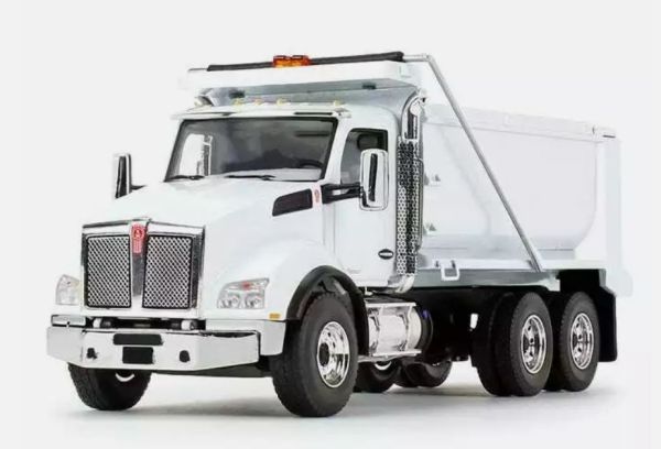 FIGE50-3471 - KENWORTH T880 6x4 Volquete blanco - 1