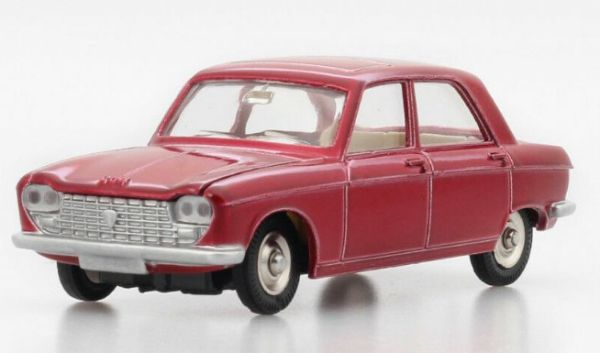 DIN510 - PEUGEOT 204 Sedán Rojo – Edición ATLAS - 1