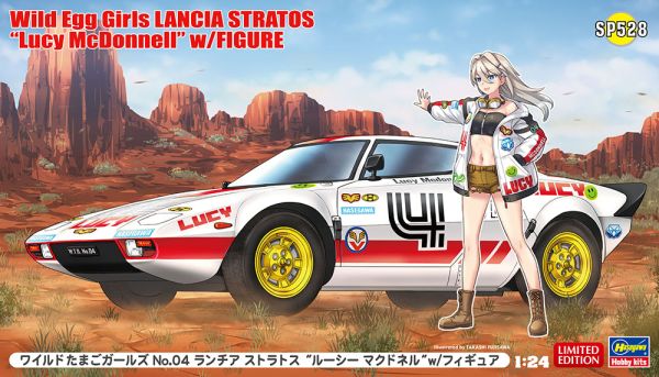 HAW52328 - LANCIA Stratos con Lucy McDonnell figura N°4 para montar y pintar - 1