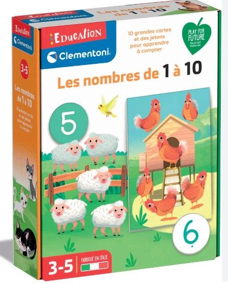 CLE52595 - Números del 1 al 10 | a partir de 3 años - 1