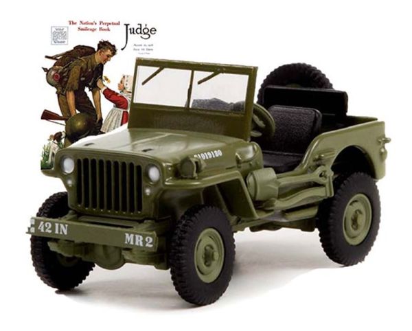 GREEN54060-A - JEEP Willis MB 1945 de la serie NORMAN ROCKWELL bajo blister - 1