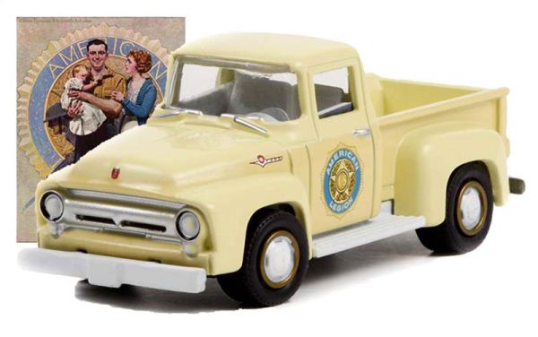 GREEN54060-B - FORD F-100 1956 de la serie NORMAN ROCKWELL en blister - 1