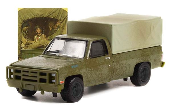 GREEN54060-F - 1984 CHEVROLET M1008 de la serie NORMAN ROCKWELL en blister - 1