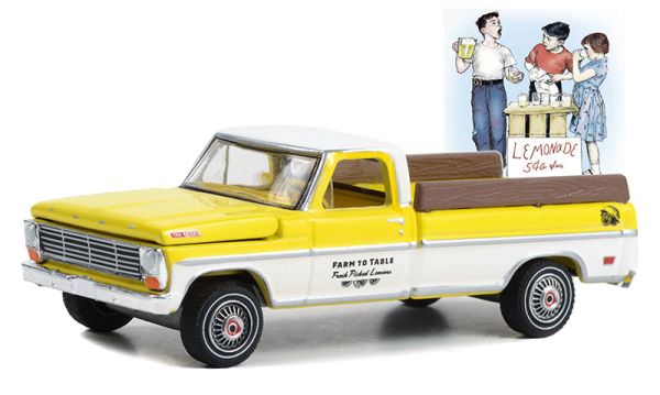 GREEN54080-C - FORD F-100 1967 De la granja a la mesa de la serie NORMAN ROCKWELL en blister - 1