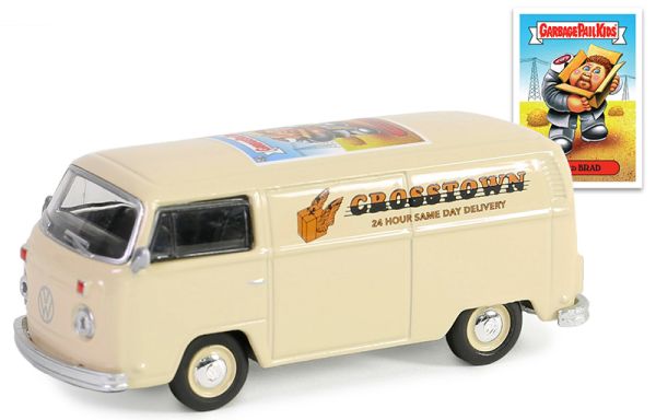 GREEN54100-E - VOLKSWAGEN Type 2 Panel Van 1979 beige de la serie GARBAGE PAIL KIDS en blister - 1