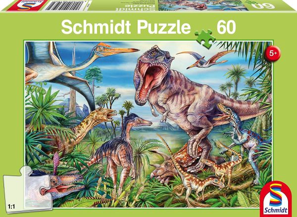 SCM56193 - Puzzle de dinosaurios de 60 piezas - 1