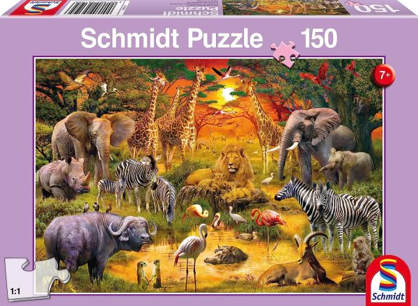 SCM56195 - Puzzle de 150 piezas Animales de África - 1