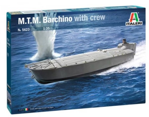 ITA5623 - Barco con tripulación M.T.M. Barchino para montar y pintar - 1