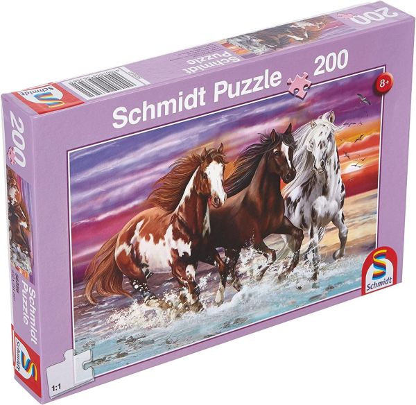 SCM56356 - Puzzle trío de caballos de 200 piezas - 1