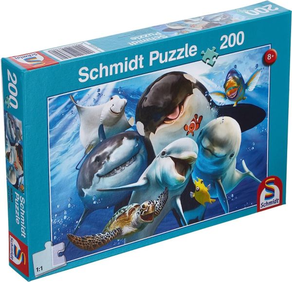 SCM56360 - Puzzle de 200 piezas Amigos del mundo submarino - 1