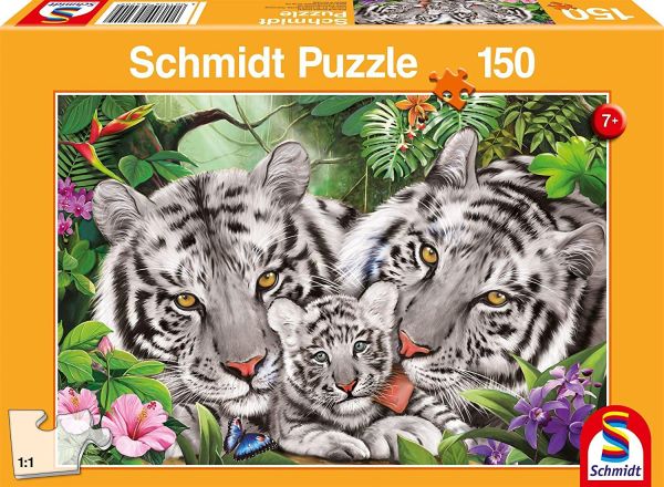 SCM56420 - Puzzle 150 piezas familia tigre - 1