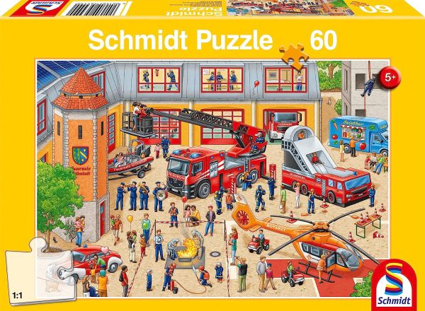 SCM56449 - Puzzle 60 piezas Día de los niños en la estación de bomberos - 1