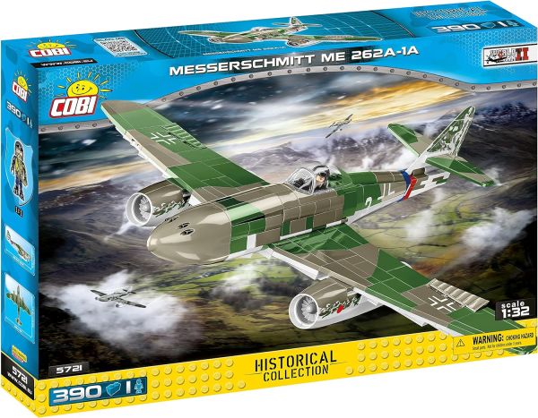 COB5721 - Avión militar MESSERSCHMITT ME 262A 1A – 390 piezas - 1