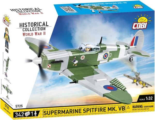 COB5725 - SUPERMARINE Spitfire MKVB Avión militar - 342 piezas - 1