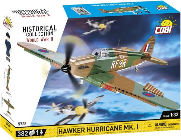 COB5728 - Avión militar HAWKER HURRICAN MK.I - 382 piezas - 1