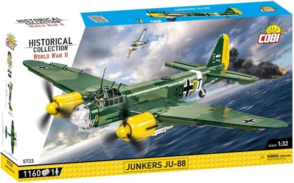 COB5733 - Avión militar JUNKERS JU-88 - 1160 piezas - 1