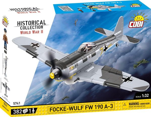 COB5741 - Avión militar FOCKE-WULF FW 190 A3 - 382 piezas - 1