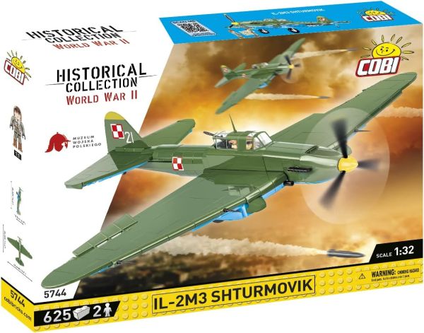 COB5744 - Avión militar ILYUSHIN II 02 SHTURMOVIK MWP – 625 piezas - 1