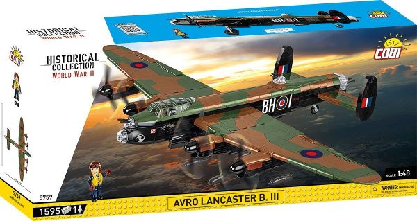 COB5759 - Avión militar Avro Lancaster B. III - 1595 Piezas - 1