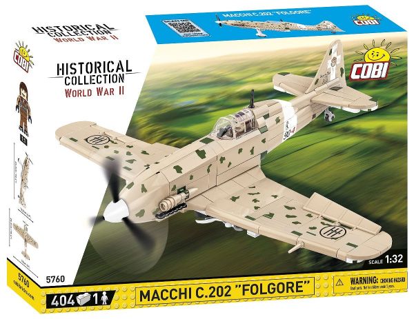 COB5760 - Avión militar Macchi C.202 - Folgore - 404 Piezas - 1